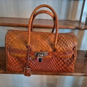 Luxury Tan Leather Bag
